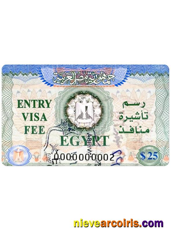 EGYPT entry visa
